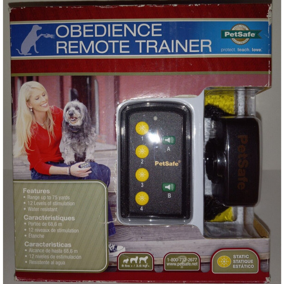 Petsafe Dog Obedience Remote Trainer Collar 8lb Dogs Water Resistant Wide Range - Picture 1 of 3